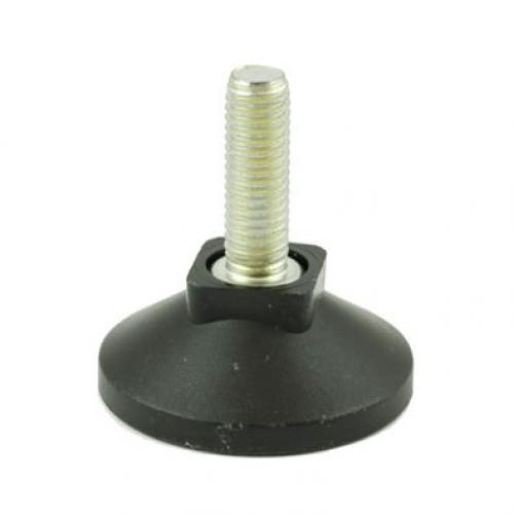 Adjustable Foot 38mm Diameter Base M8 x 80mm Stud
